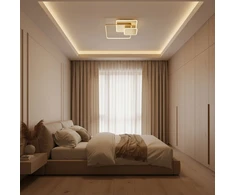 Lubinis šviestuvas Toolight Lubų šviestuvas APP1713-C GOLD LED