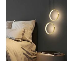 Lubinis šviestuvas Toolight Pakabinamas LED šviestuvas G112-CP Gold