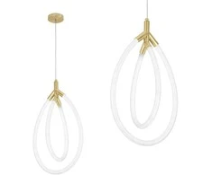 Lubinis šviestuvas Toolight Šviestuvas LED G017-CP Gold