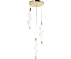 Lubinis šviestuvas Toolight Šviestuvas LED G009-3CPR Baltas/GOLD