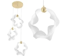 Lubinis šviestuvas Toolight Šviestuvas LED G012-3CPR Gold