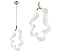 Lubinis šviestuvas Toolight Šviestuvas LED G013-1CP Baltas/GOLD