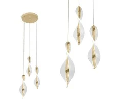 Lubinis šviestuvas Toolight Šviestuvas LED G028-3CP GOLD