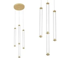 Lubinis šviestuvas Toolight Šviestuvas LED G024-4CPR Gold