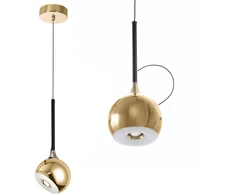 Lubinis šviestuvas Toolight Šviestuvas lubinis LED G086-1CP GOLD