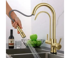 Maišytuvas virtuvės Rea Eco Fresh GOLD