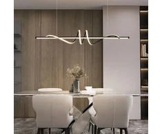 Pakabinamas šviestuvas Toolight Lampa wisząca LHJ023-CP 120 cm Juodas