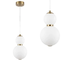 Pakabinamas šviestuvas Toolight LED pakabinamas lubinis šviestuvas LHJ112-2CP valytas auksas