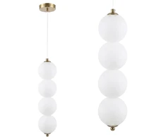 Pakabinamas šviestuvas Toolight LED pakabinamas lubinis šviestuvas LHJ118-4CP valytas auksas
