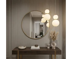 Pakabinamas šviestuvas Toolight LED pakabinamas lubinis šviestuvas LHJ112-2CP valytas auksas