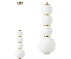 Pakabinamas šviestuvas Toolight LED pakabinamas lubinis šviestuvas LHJ114-4CP valytas auksas