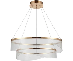 Pakabinamas šviestuvas Toolight PAKABINAMAS LUBŲ ŠVIESTUVAS G146-2CP GOLD