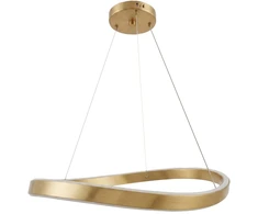 Pakabinamas šviestuvas Toolight PAKABINAMAS LUBŲ ŠVIESTUVAS SWE069-CP 80cm BRUSH GOLD