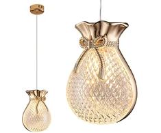 Pakabinamas šviestuvas Toolight Pakabinamas lubų šviestuvas LHJ107-1CP light rose auksinis
