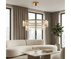 Pakabinamas šviestuvas Toolight PAKABINAMAS LUBŲ ŠVIESTUVAS G146-2CP GOLD