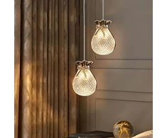Pakabinamas šviestuvas Toolight Pakabinamas lubų šviestuvas LHJ107-1CP light rose auksinis