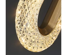 Pakabinamas šviestuvas Toolight PAKABINAMAS LUBINIS LED ŠVIESTUVAS G173-3CP GOLD