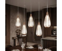 Pakabinamas šviestuvas Toolight Pakabinamas lubų šviestuvas LHJ120-CP light rose auksinis