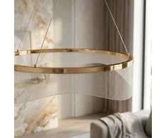 Pakabinamas šviestuvas Toolight PAKABINAMAS LUBŲ ŠVIESTUVAS G144-CP 40 GOLD