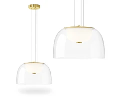 Pakabinamas šviestuvas Toolight Pakabinamas LED šviestuvas APP1690-1PC B Gold