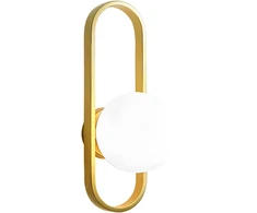 Pakabinamas šviestuvas Toolight Sieninė lempa APP1756-1W BRUSH GOLD Baltas