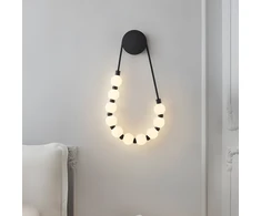 Pakabinamas šviestuvas Toolight Sieninė lempa G026-CP Juodas