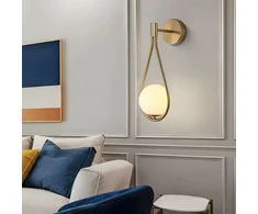 Pakabinamas šviestuvas Toolight Sieninė lempa G094-1W GOLD Baltas