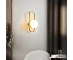 Pakabinamas šviestuvas Toolight Sieninė lempa APP1756-1W BRUSH GOLD Baltas