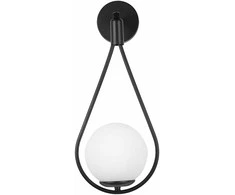 Pakabinamas šviestuvas Toolight Sieninė lempa G093-1W Juodas Baltas