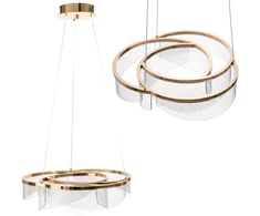 Pakabinamas šviestuvas Toolight Šviestuvas LED G138-CP 50cm Gold