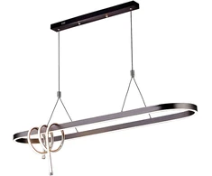 Pakabinamas šviestuvas Toolight šviestuvas LED LHJ040-CP 120 cm Juodas