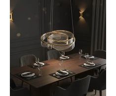 Pakabinamas šviestuvas Toolight Šviestuvas LED G138-CP 50cm Gold