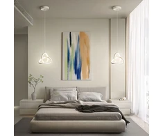 Pakabinamas šviestuvas Toolight šviestuvas LED APP1783-CP Baltas
