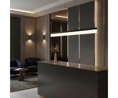 Pakabinamas šviestuvas Toolight Šviestuvas LED APP1692-CP 120 cm Juodas