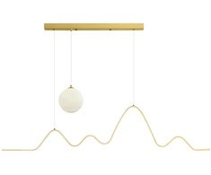 Pakabinamas šviestuvas Toolight šviestuvas LED LHJ034-CP BRUSH GOLD