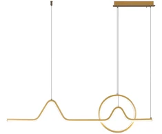 Pakabinamas šviestuvas Toolight šviestuvas LED LHJ022-CP 120 cm GOLD