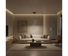 Pakabinamas šviestuvas Toolight šviestuvas LED LHJ085-2CP Juodas