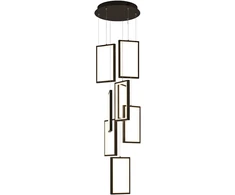 Pakabinamas šviestuvas Toolight šviestuvas LED LHJ089-7CP Juodas