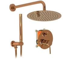 Potinkinė dušo sistema Rea Lungo Copper + DĖŽUTĖ