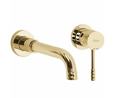 Potinkinis praustuvo maišytuvas Rea Rose Lungo Diamond Gold + BOX