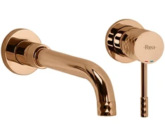 Potinkinis praustuvo maišytuvas Rea Rose Lungo Diamond Copper + BOX
