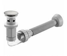 Praustuvo Sifonas Su „click-clack“ Vožtuvu Rea Flow Nickel