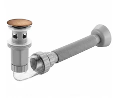 Praustuvo Sifonas Su „click-clack“ Vožtuvu Rea Flow Copper