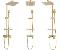 Purškimo rinkinys REA JACK BRUSHED GOLD