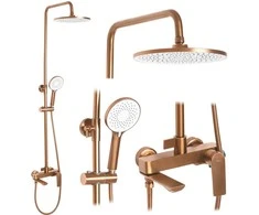REA AVALON BRUSHED Copper dušo komplektas