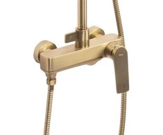 REA AVALON BRUSHED GOLD dušo komplektas