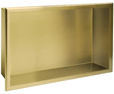rea Bathroom Shelf 30x45 Gold