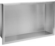 rea bathroom shelf 30x45 steel brush