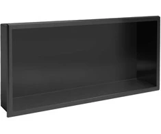 rea bathroom shelf 30x60 juodas matt