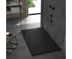 rea Dušo irklavimo baseinas Magnum Juodas 120x80
